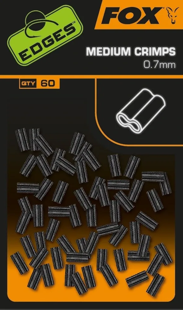 Fox Edges Crimps Medium 60ks Velikost: 0,7mm