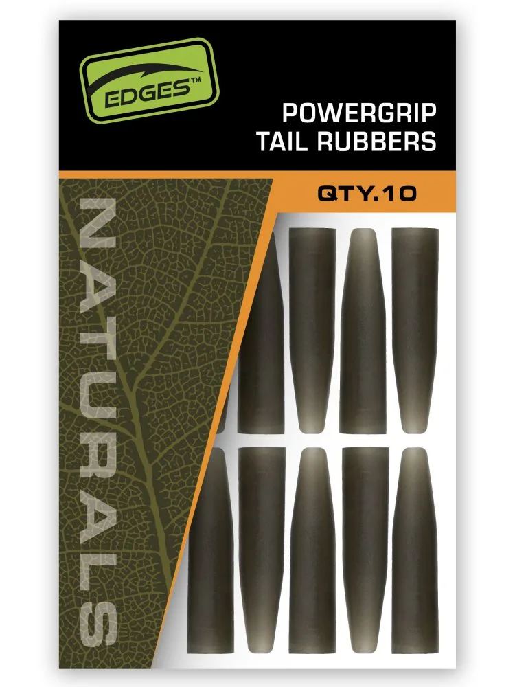 Fox převleky na závěsky edges naturals powergrip tail rubbers 10 ks
