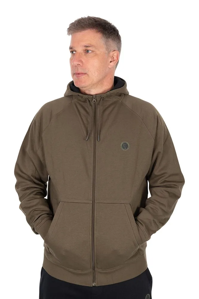 Fox Rybářská Mikina Collection Zipped Hoody Green - M