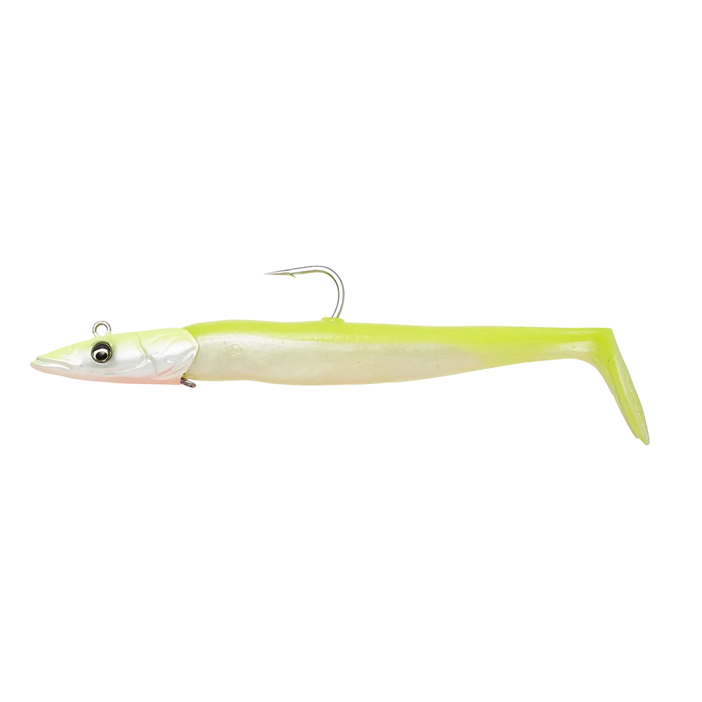 Savage Gear Gumová Nástraha Sandeel V2 Lemon Back Délka: 18cm, Hmotnost: 86g