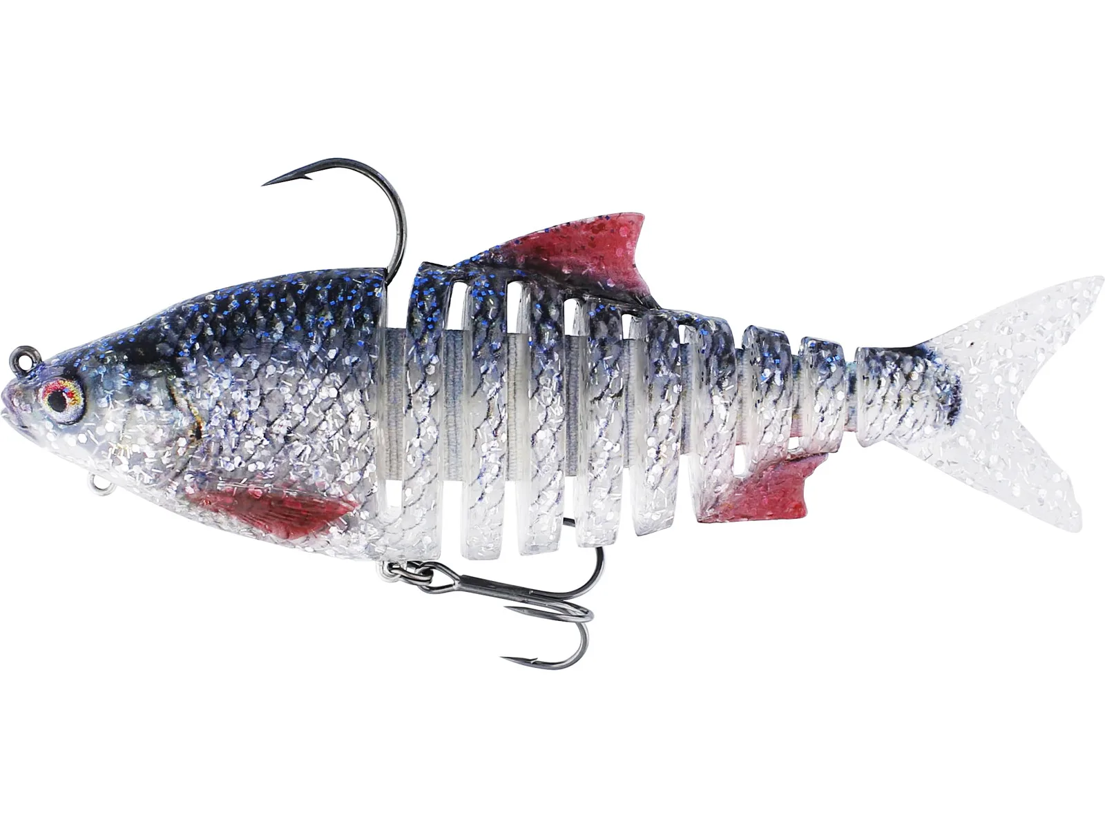 Westin wobler ricky the roach multi jointed r2f sinking glitter roach - 18 cm 83 g
