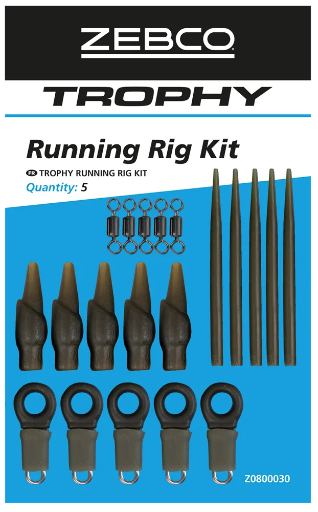 Zebco závěsky trophy running rig kit 5 ks