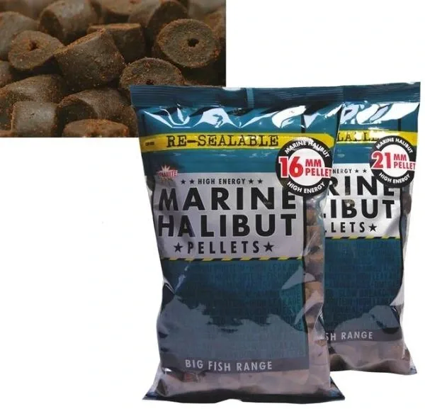 Dynamite Baits Pelety Pellets Marine Halibut Pre-Drilled 21mm 900g