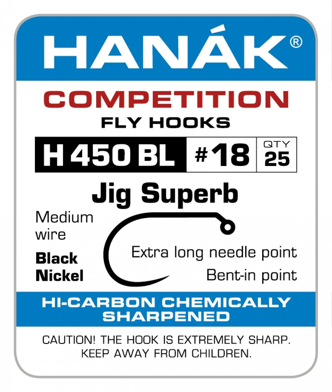 Hanák Competition Hanák Háčky H 450 BL Jig Superb Velikost háčku: #10