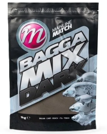 Mainline krmítková směs bagga mix dark groundbait 1 kg