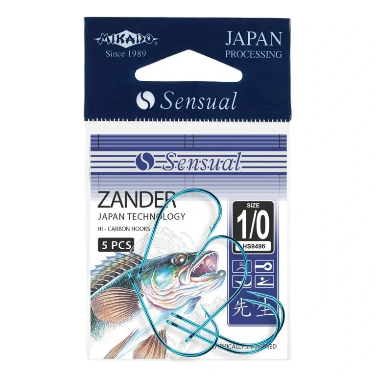 Mikado Háčky Sensual Zander 5ks Velikost háčku: #2/0