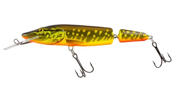 Salmo Wobler Pike Jointed Deep Runner Hot Pike Délka: 13cm, Hmotnost: 21g, Maximální ponor: 2m