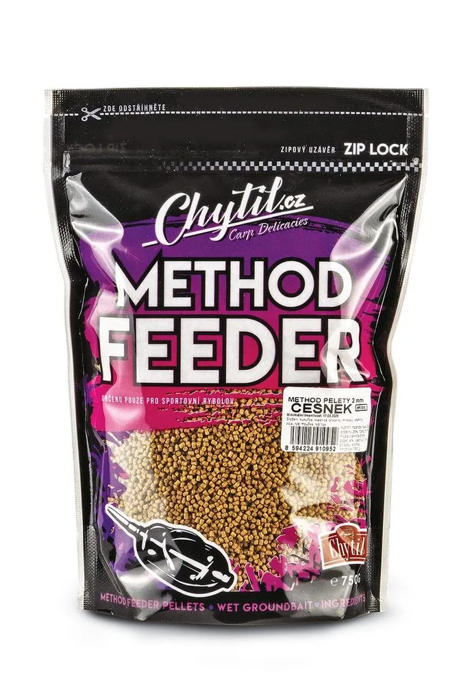 Chytil Method Feeder Pelety 2mm 750g - Česnek