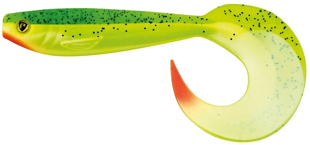 Fox Rage Gumová Nástraha Pro Grub Bulk Lemon Tiger UV Délka: 12cm