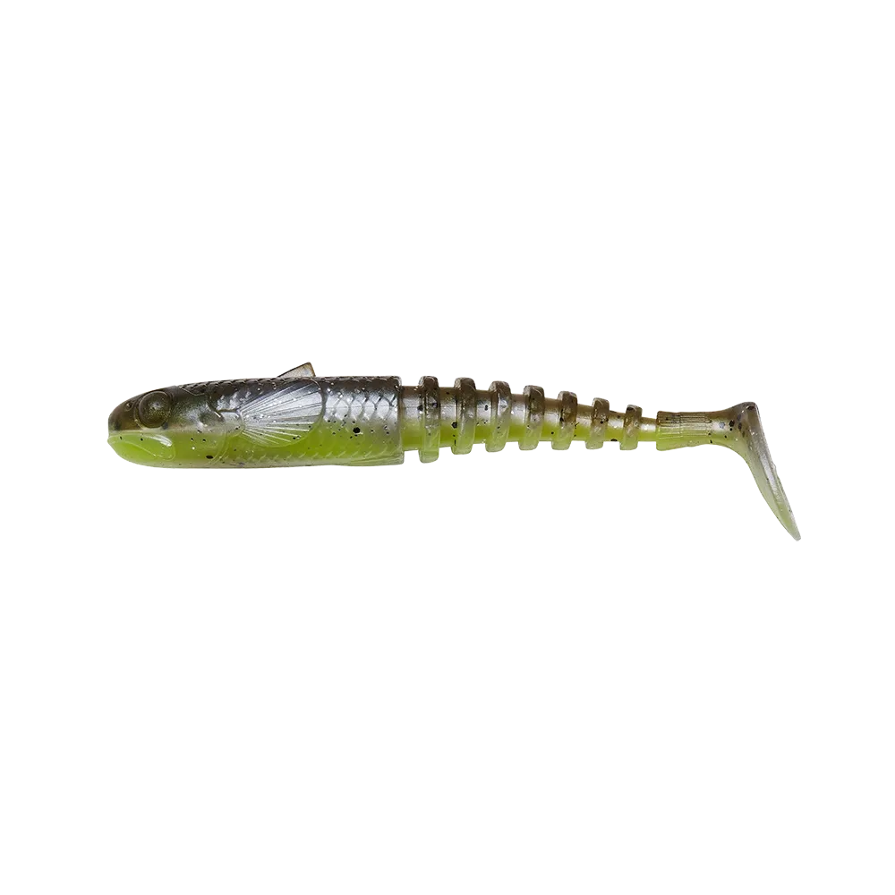 Savage Gear Gumová Nástraha Gobster Shad Green Pearl Yellow Délka: 11,5cm, Hmotnost: 16g