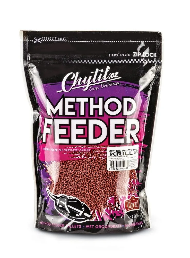 Chytil Method Feeder Pelety 2mm 750g - Krill