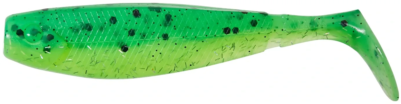 Gunki Gumová Nástraha G Bump Lime Chart Pepper Délka: 8cm, Hmotnost: 5,8g