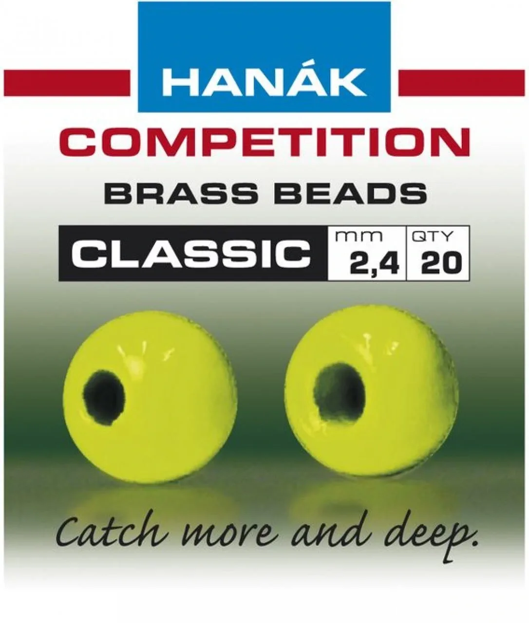 Hanák Competition Hanák Klasické Mosazné Hlavičky Fluo Chartesuseové Průměr: 3,8mm