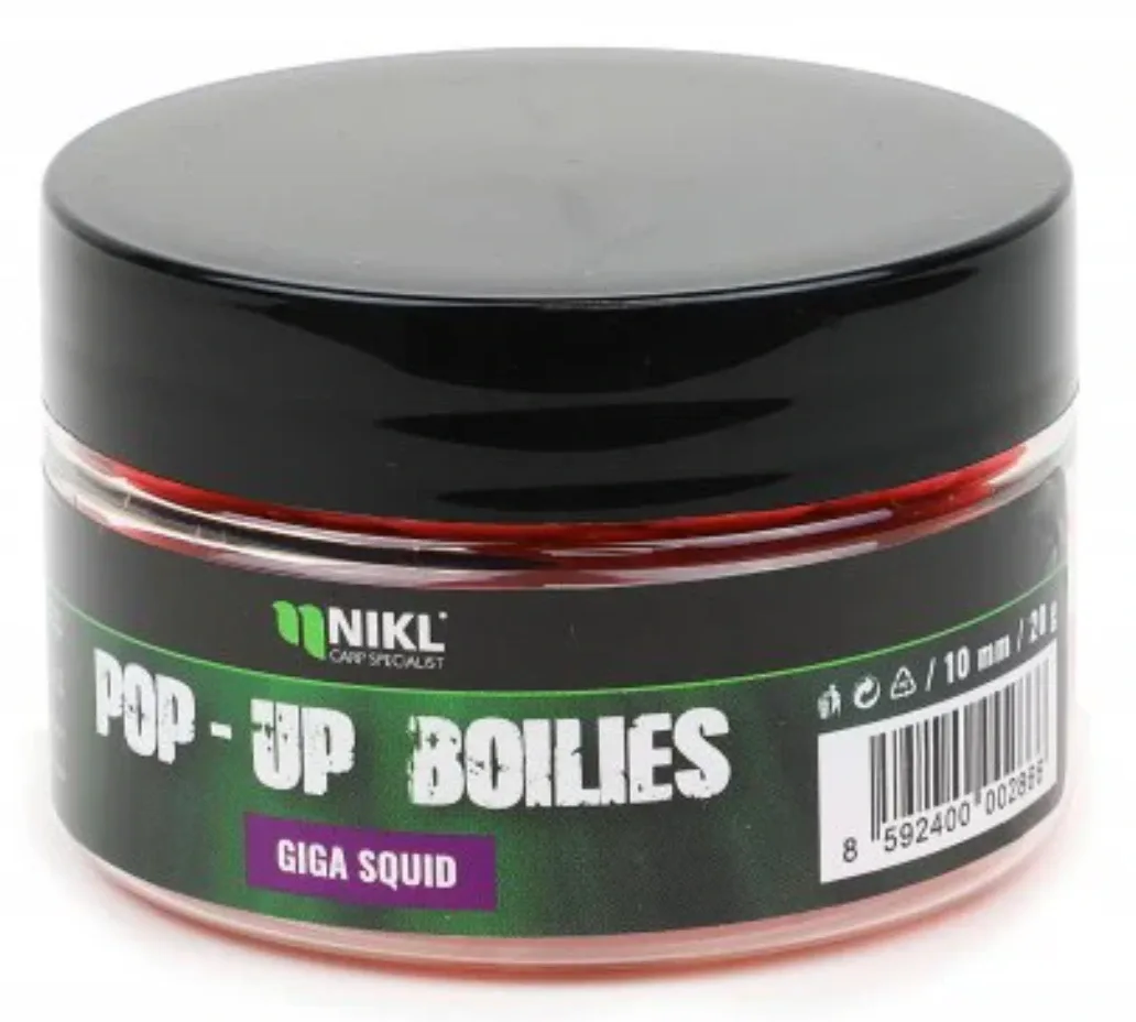 Nikl Plovoucí Boilies Giga Squid Hmotnost: 20g, Průměr: 10mm