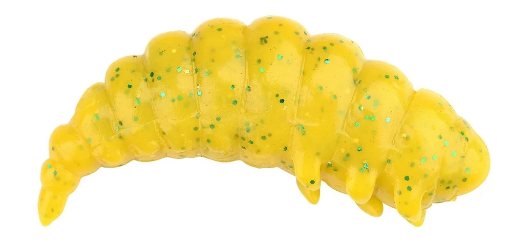 Spro gumová nástraha trout master fat camola yellow 4 cm 8 ks