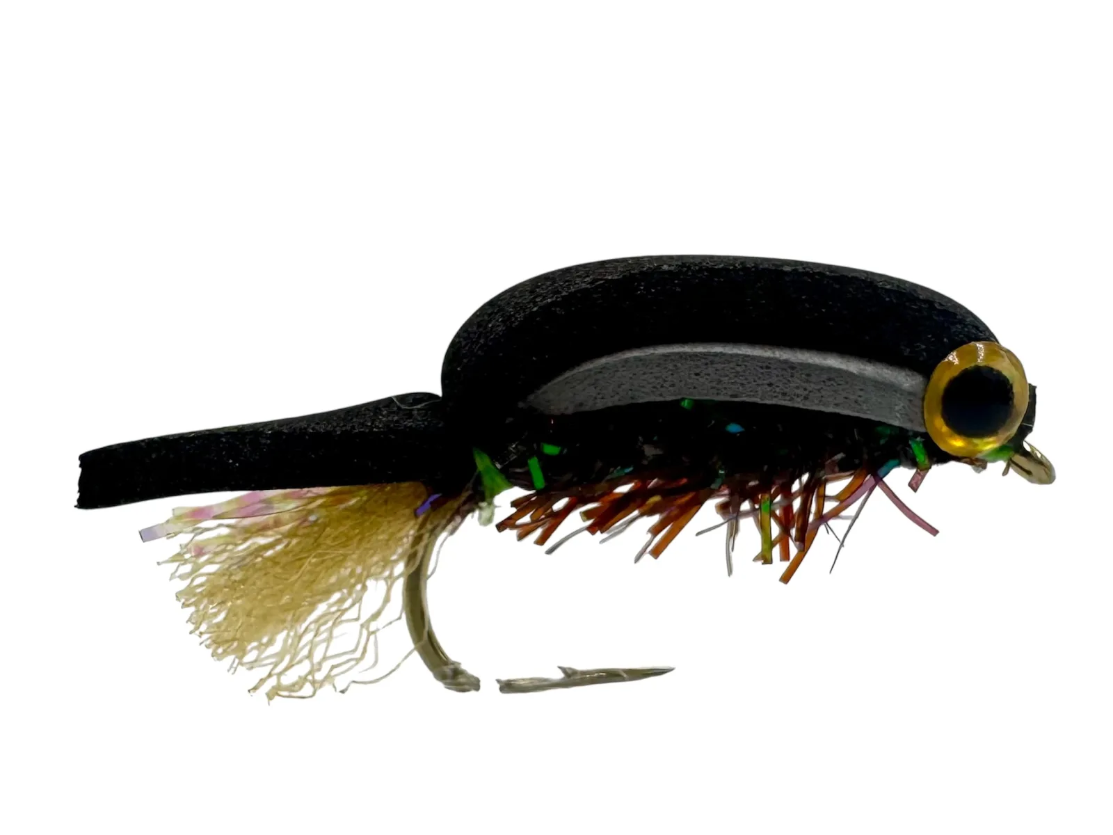 AzFishing AZ-Fishing Muška Foam Beetle Black Grey