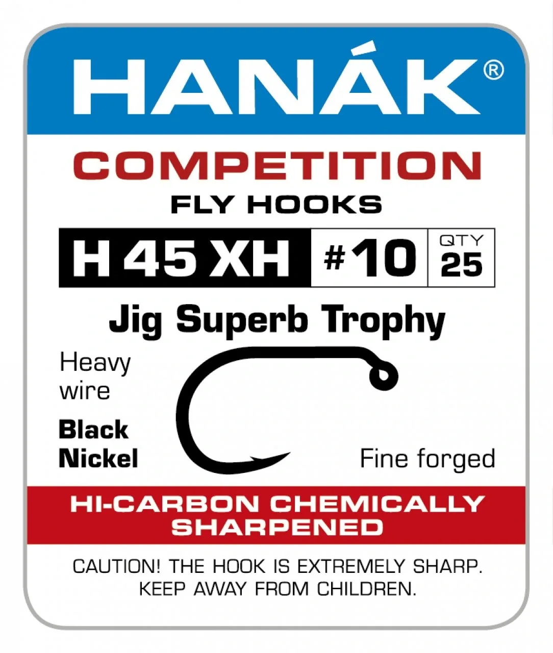 Hanák Competition Hanák Háčky H 45 Xh Jig Superb Trophy Velikost háčku: #10