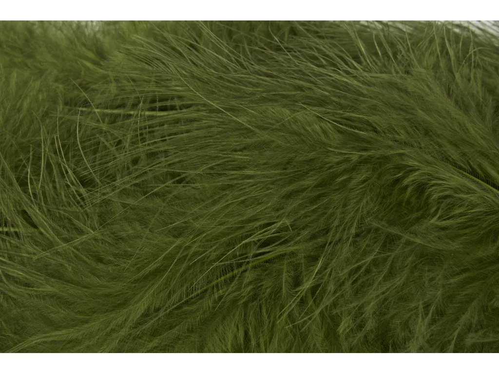 Hends Peří Marabou Green Olive