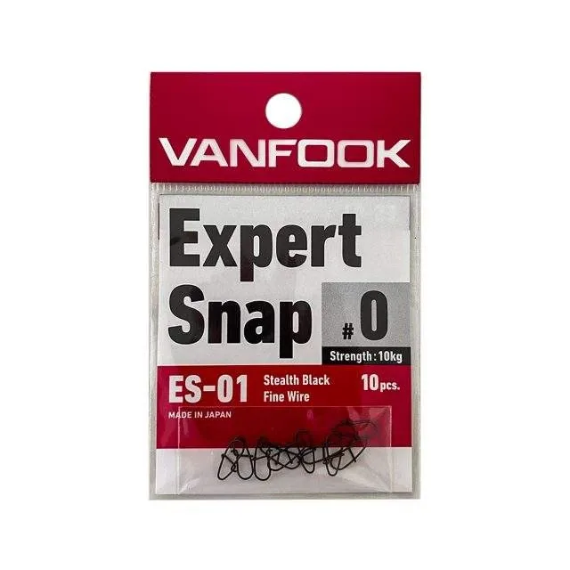 Vanfook Karabinky Snap ES-01 10ks Velikost: #00 - (7kg)