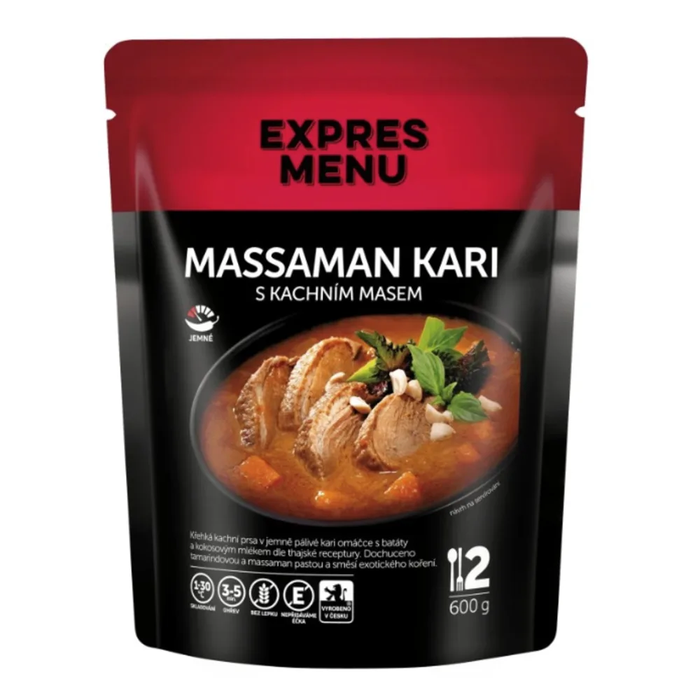 Expres menu massam kari thajské kari s kachním masem 600 g