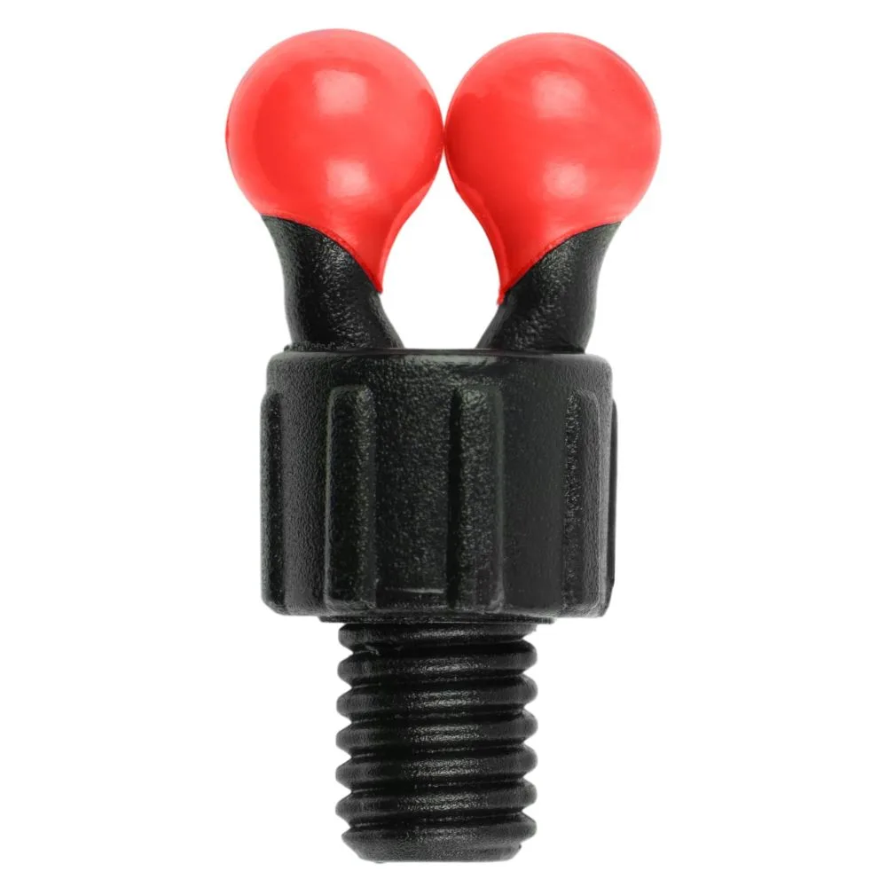 Fox klip black label bobbin clip 3 ks - red