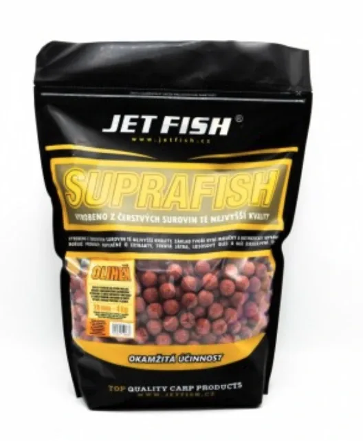 Jet Fish Boilie Supra Fish Economy Oliheň Hmotnost: 1kg, Průměr: 24mm