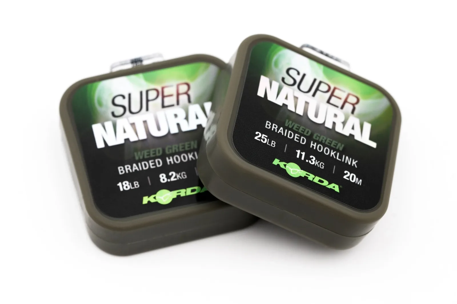 Korda Návazcová Šňůrka Super Natural 18Lb/8,2Kg - 20m Varianta: Green 25lbs