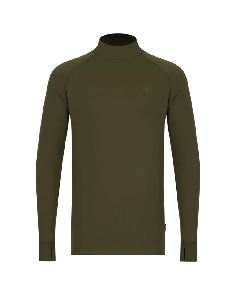 Korda Termoprádlo Mock Neck Thermal LS Shirt Dark Olive - XXXL