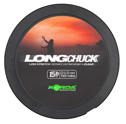 Korda Vlasec Longchuck Clear 1000 m Nosnost: 15lb, Průměr: 0,33mm