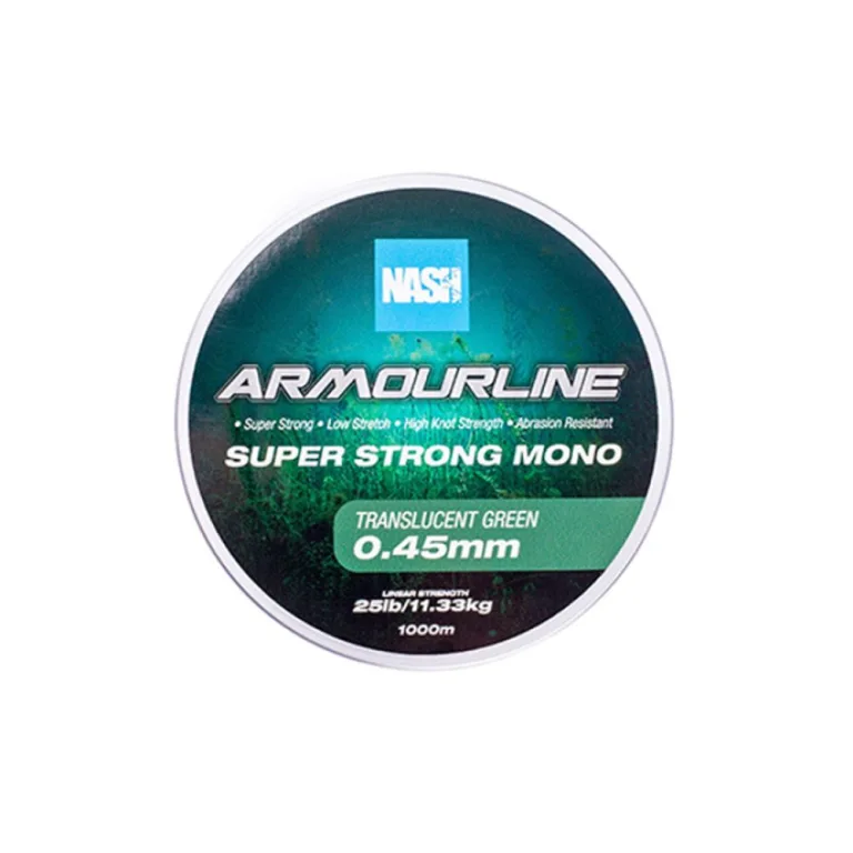 Nash Vlasec Armourline Super Strong Mono Green 1000m - 0,30mm 12lb