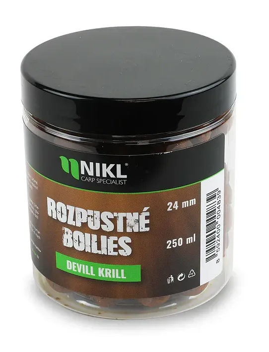 Nikl Rozpustné Boilies Devill Krill 250g Průměr: 14mm