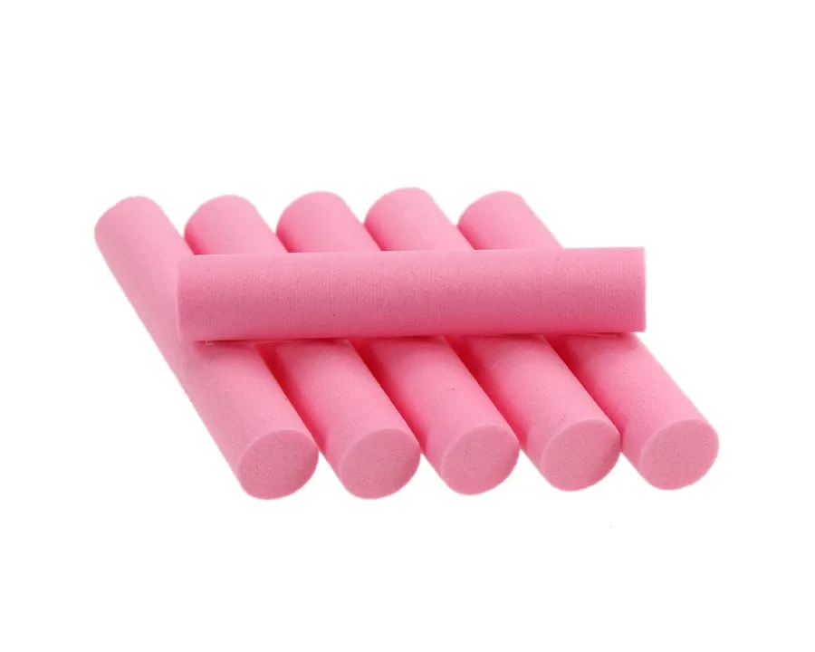 Sybai Pěnové Válečky Foam Cylinders Pink Délka: 40mm, Počet kusů: 6ks, Průměr: 7mm