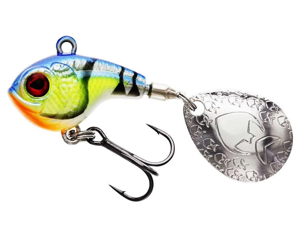 Westin Tail Spinner DropBite Spin Tail Jig Chartreuse Blue Craw - 3,2cm 12g