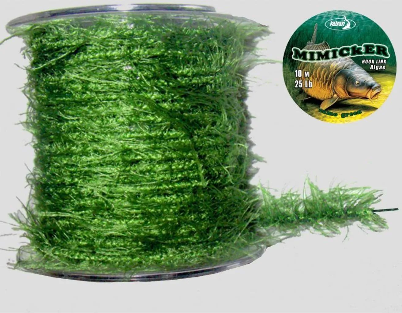 Katran šňůrka Mimicker Hook Link Algae 10m, 35lb