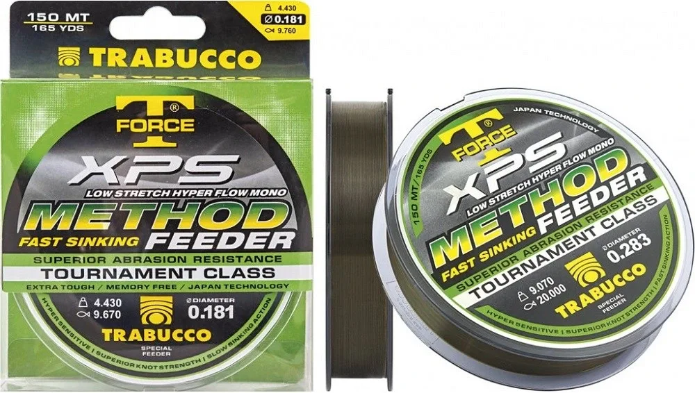 Trabucco Vlasec T-Force XPS Method Feeder 300m Nosnost: 9,07kg, Průměr: 0,28mm