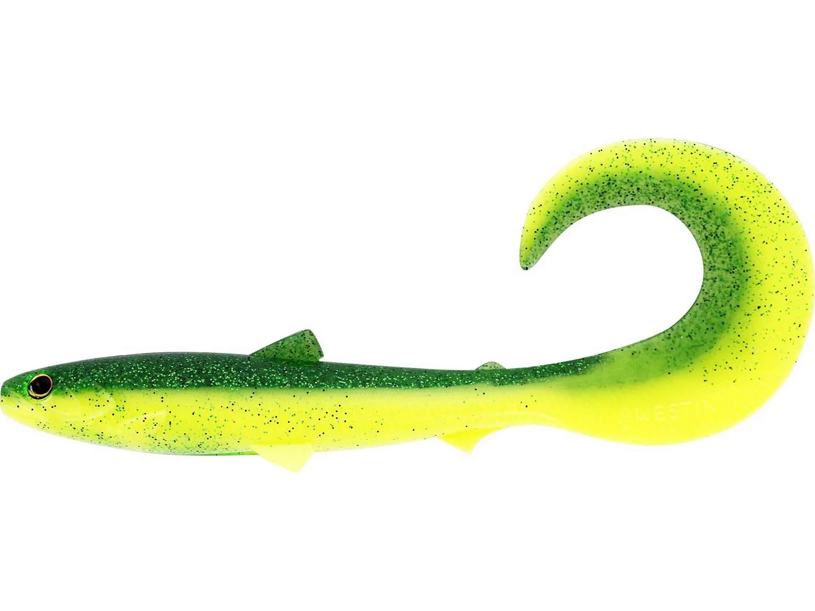 Westin Gumová Nástraha BullTeez Curltail Fireflash Délka: 8cm, Hmotnost: 3g, Počet kusů: 3ks