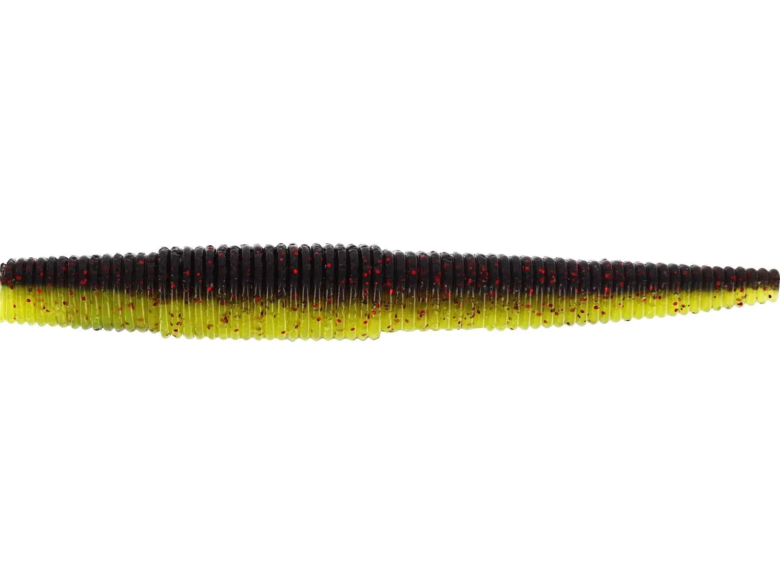 Westin Gumová Nástraha Ned Worm Black Chartreuse Délka: 9cm, Hmotnost: 5g, Počet kusů: 6ks