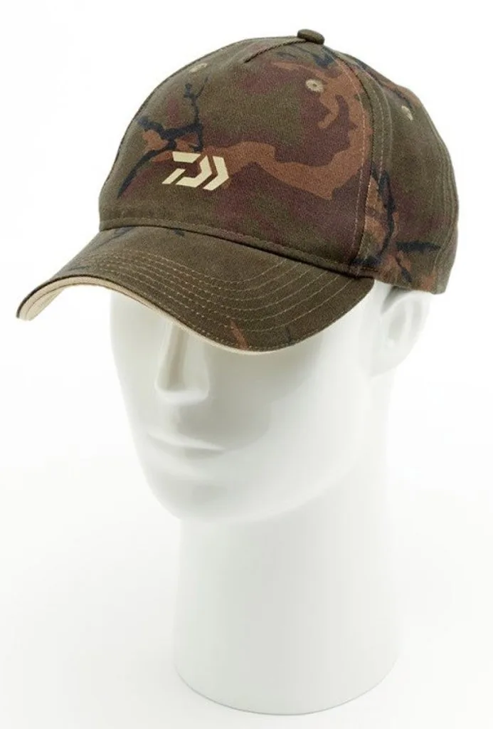 Daiwa kšiltovka D-VEC Carp Camo Peaked Cap