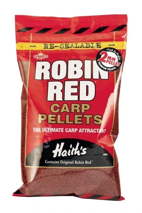 Dynamite Baits Pellets Robin Red Not Drilled 900g Hmotnost: 900g, Průměr: 2mm