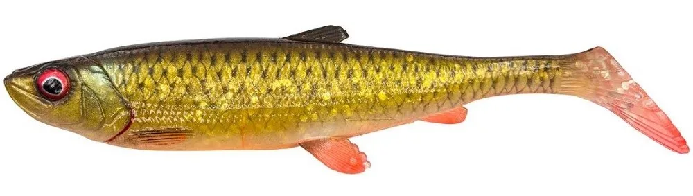 Savage gear gumová nástraha 3d herring shad v2 clear rudd - 25 cm 102 g