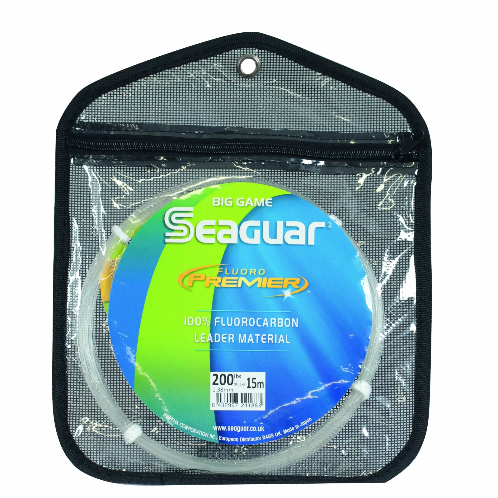 Seaguar Seguar Big Game Fluorocarbon 15m Varianta: 150lb, Nosnost: 67,7kg, Průměr: 1,17mm