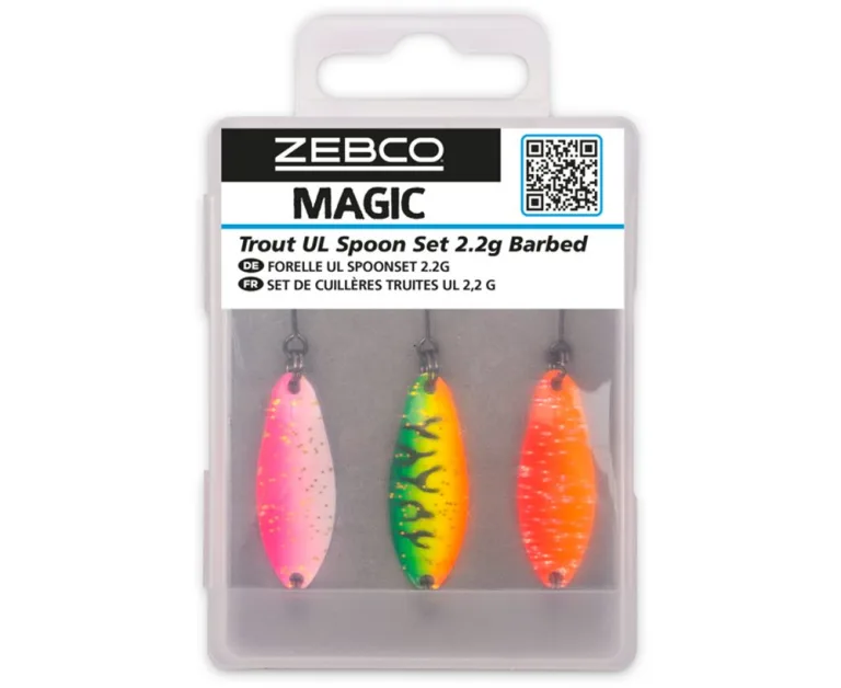 Zebco Plandavka Target Fish Trout UL Spoon Set 3ks - 2,2g