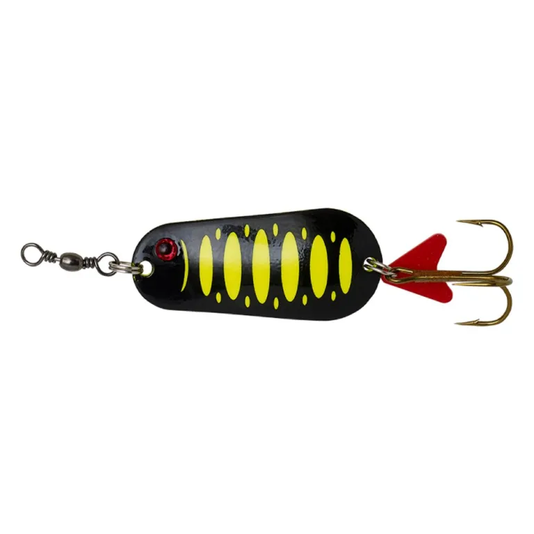 DAM Plandavka Effzett Standard Spoon Fluo Yellow/Black UV - 5,5cm 22g