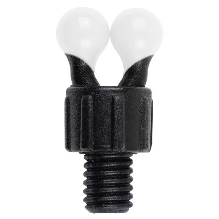 Fox klip black label bobbin clip 3 ks - white