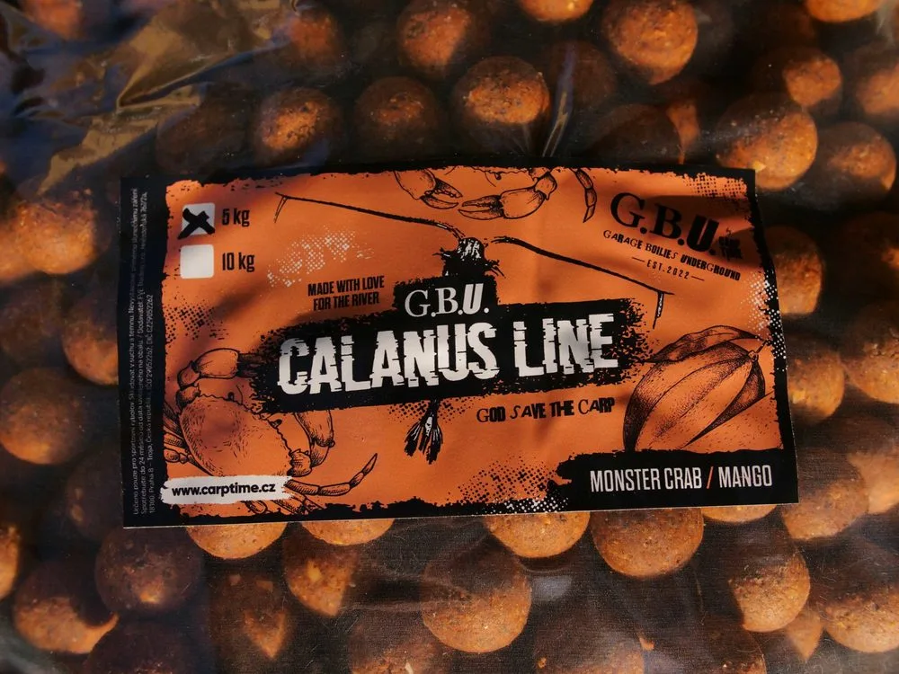 G.B.U. Boilies Calanus Line Monster Crab/Mango - 24mm 5kg