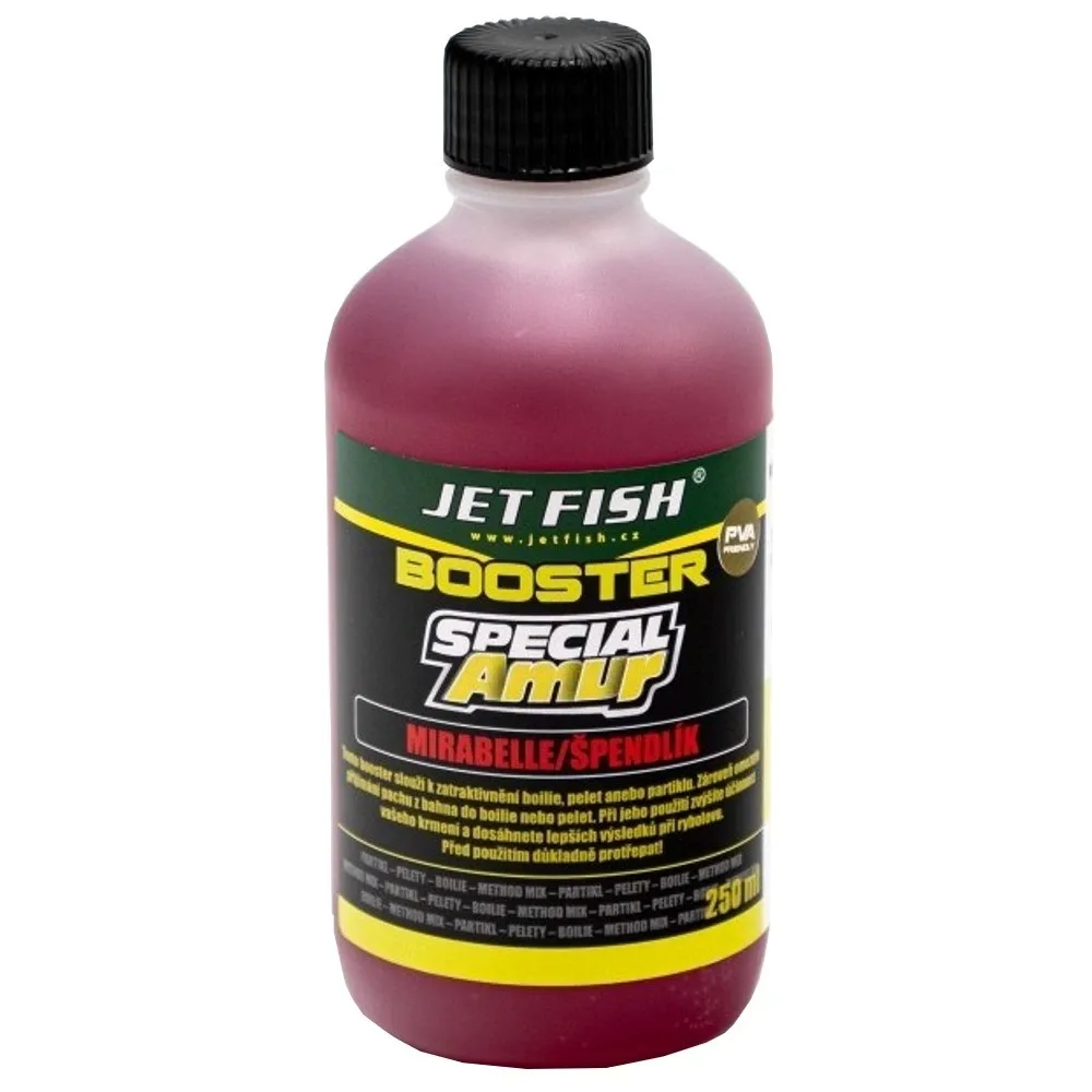 Jet Fish Booster Special Amur 250 ml Příchuť: Mirabelle Špendlík