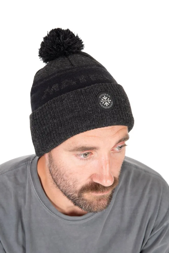 Matrix čepice grey sherpa bobble hat