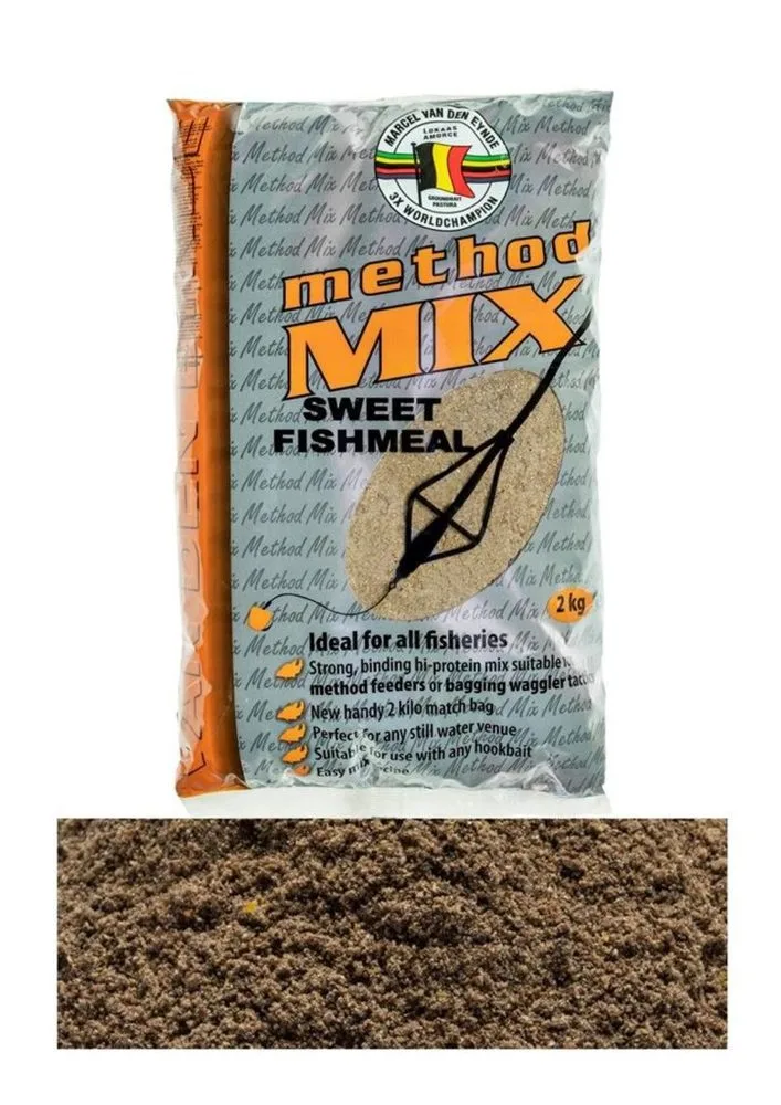 MVDE Vnadící směs Method Mix Sweet Fishmeal 2kg – Marcel Van Den Eynde