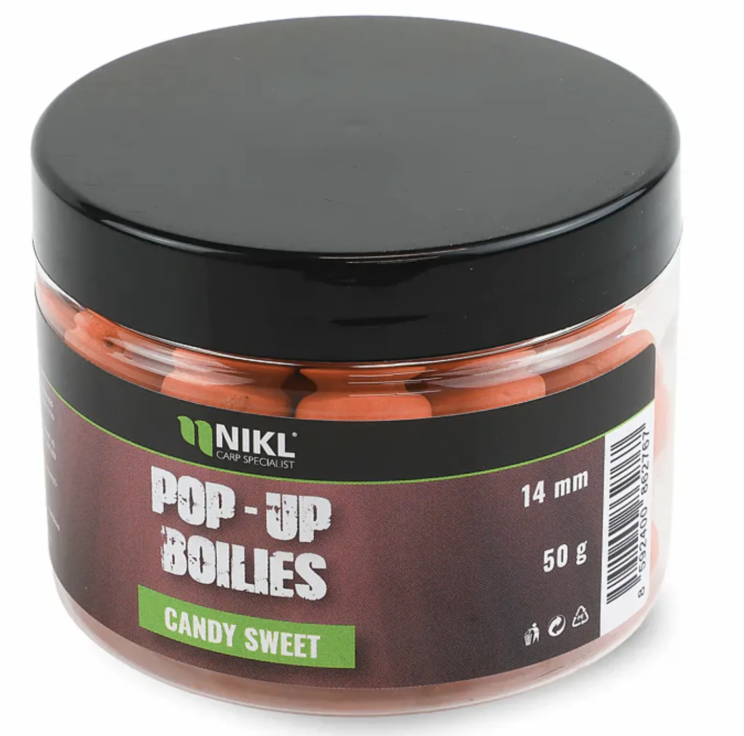 Nikl Plovoucí Boilies Candy Sweet Pop-up Hmotnost: 50g, Průměr: 18mm