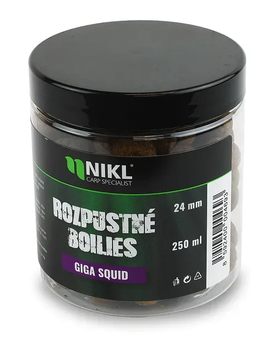 Nikl Rozpustné Boilies Giga Squid 250g Průměr: 14mm